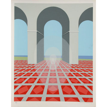Clarence Holbrook Carter "Arches" Serigraph
