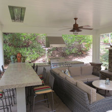 outdoor kitchen