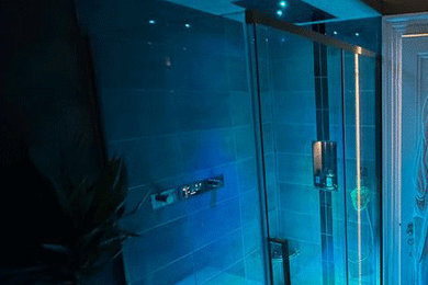 Design ideas for a contemporary bathroom in Other.
