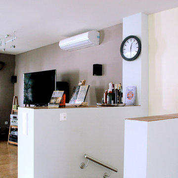 Wandgestaltung mit Naturpigmentfarben in einem privaten Wohnhaus