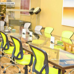 Custom Glass & Metal Table - Table Tops And Bases