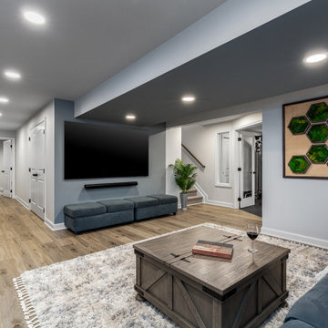 Design-Build Basement Remodel Expands a Family's Living Space