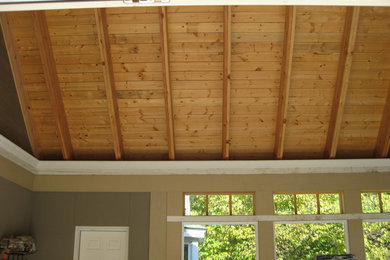 Exposed Ceiling Staining in Pool House