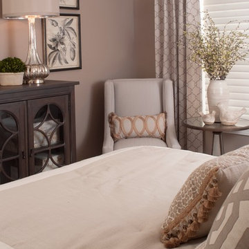 Classic Monochromatic Bedroom