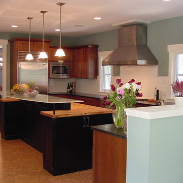 Custom home gourmet kitchen