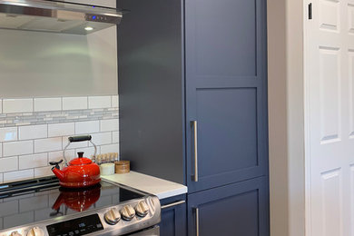 Inspiration for a transitional kitchen remodel in Calgary