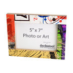 Recycled Skateboard Picture Frame for 5x7 Photo or Art by Deckstool