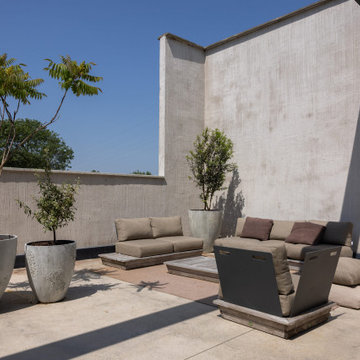 Warehouse loft Antwerpen - dakterras als buitenkamer