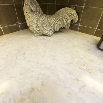 Silestone Countertops on Existing Kitchen Cabinets ~ Akron, OH