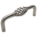 Cosmas - Cosmas 9992-96 Birdcage Cabinet Pull, Satin Nickel - Manufacturer: Cosmas