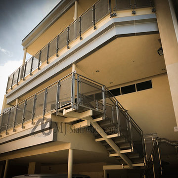 custom commercial stainless steel railing system 1