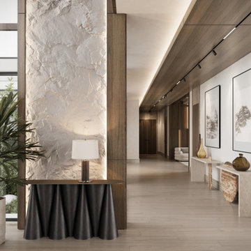 Highlight Harmony — Modern Interior Design with Natural Materials and Light Bala