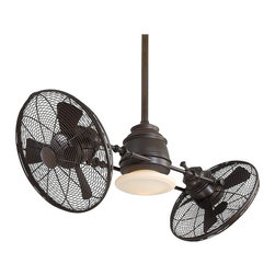 Vintage Gyro Twin Ceiling Fan - Ceiling Fans