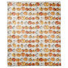 Watercolor Pumpkins 50"x60" Fleece Blanket