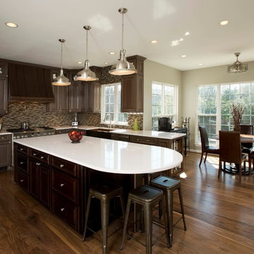 Creative Use of Wood, Copper, Quartz Creates Dazzling Kitchen Renovation
