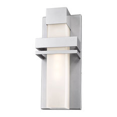 Artcraft Camden 1 Light 16" Outdoor Wall Light, Silver
