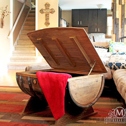 Barrel Coffee Table - Coffee Tables