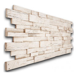 191-WOODEN HIGH-LOW WALL STACKED PANEL - Wall Panels