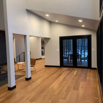 Select White Oak Plank Flooring, Open Living Area