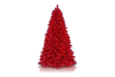 Lipstick Red Christmas Tree