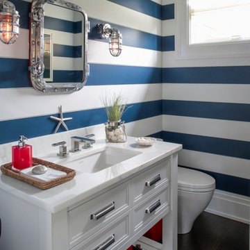 Nautical Chic Bath - Hampton Designer Showhouse 2014