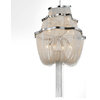 Secca 9 Light Down Chandelier With Chrome Finish