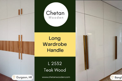 Long Wardrobe Handle Teak Wood 2532