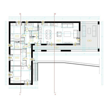 Site Floor Plan with Functional Zoning
