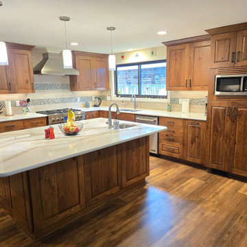Knotty Hickory Kitchen
