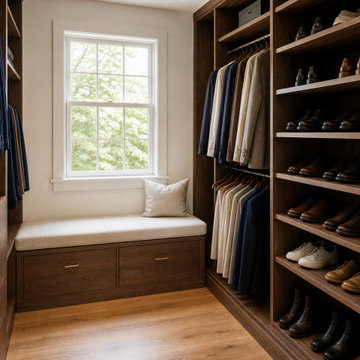 Window Bench and Everyday Shoe Storage