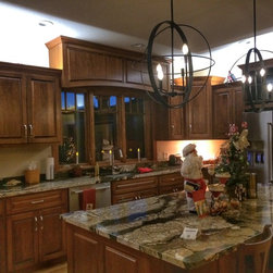 Custer Home - Kitchen Island Lighting