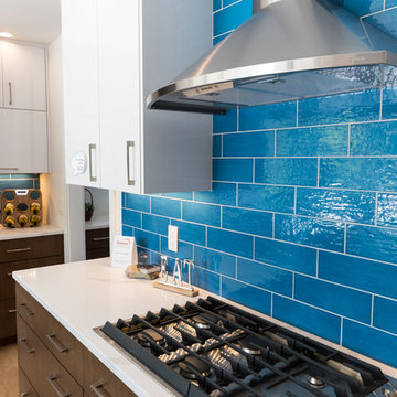 Glass Tile Backsplash in Grand Rapids