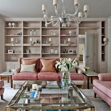 Best Pink Living Room Design Ideas & Remodel Pictures | Houzz