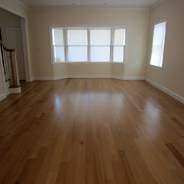 EAST ISLIP: 4" RIFT SAWN RED OAK INSTALLED & FINISHED - BONA AMBERSEAL/TRAFFIC