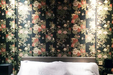 シンガポールにあるトラディショナルスタイルのおしゃれな寝室のインテリア