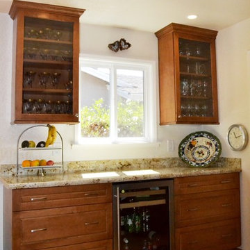 Light and Cozy Galley Kitchen Designed By Cynthia Collins