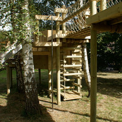 Magical treehouse on 5 levels - Garden Playhouses