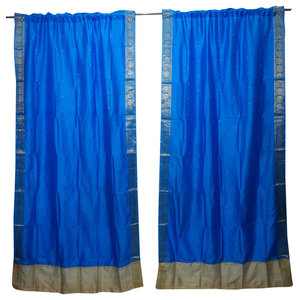 Green Sari Curtain Home Decor Rod Pocket Curtains Studio Decor