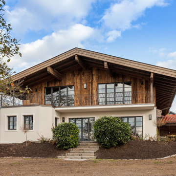 Eichen-Altholz Fassade