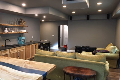 Example of a basement design in Denver