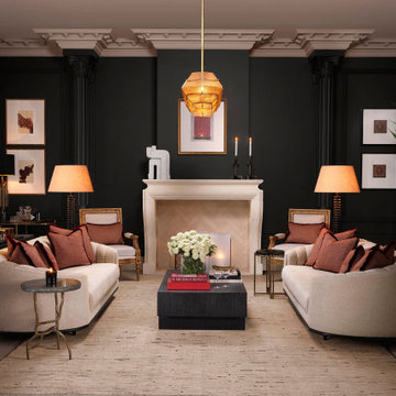 Dramatic Warmth in Classic Elegance • Curated Room 08