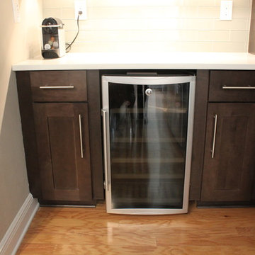 After: Beverage Station-with undercabinet lighting