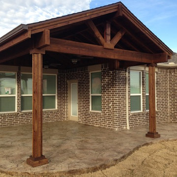 Open Gabled Roof Patio Cover