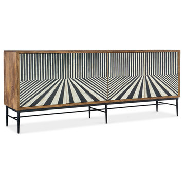 Commerce and Market Linear Perspective Credenza