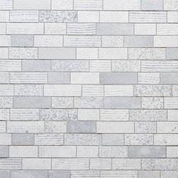 Shift Brick Mosiac in Grey - Tile