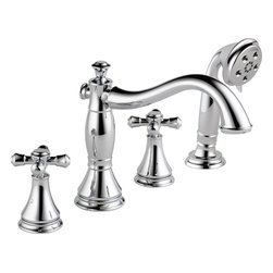 Delta Cassidy Roman Tub w/ Hand Shower Trim - Tub And Shower Faucet Sets