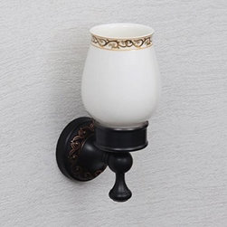 Vintage Style Art Engraved Wall Mount Wash Basin Toothbrush Tumbler Holder Tooth - Products