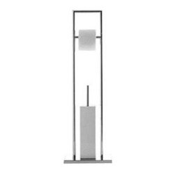 Fantini 7642 Young Free Standing Set with Toilet Paper Holder and Toilet Brush - Products