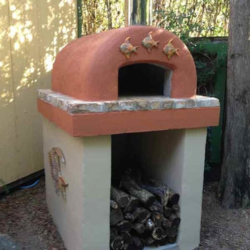 The Eichler Family Wood Fired Brick Pizza Oven in Florida