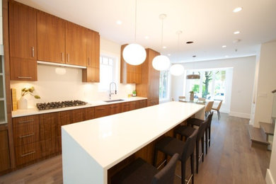 Inspiration for a modern kitchen remodel in Vancouver